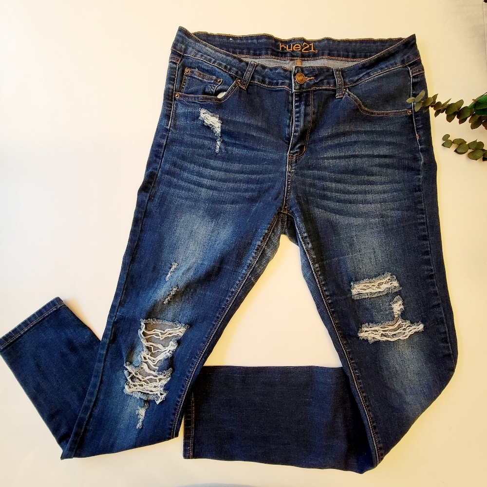 Rue21 mid rise jeggings jeans for women size 14 L